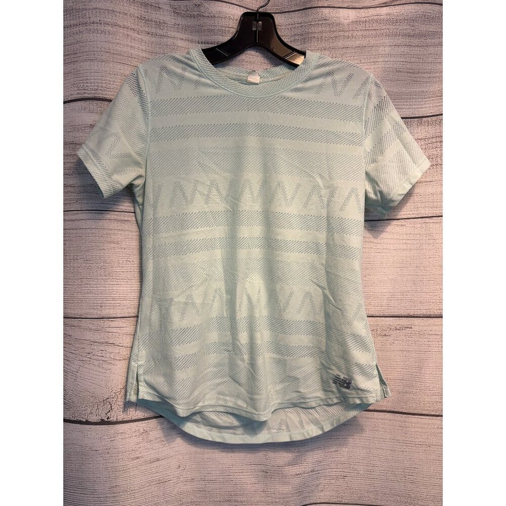 New Balance Blue Q Speed Jacquard Short Sleeve